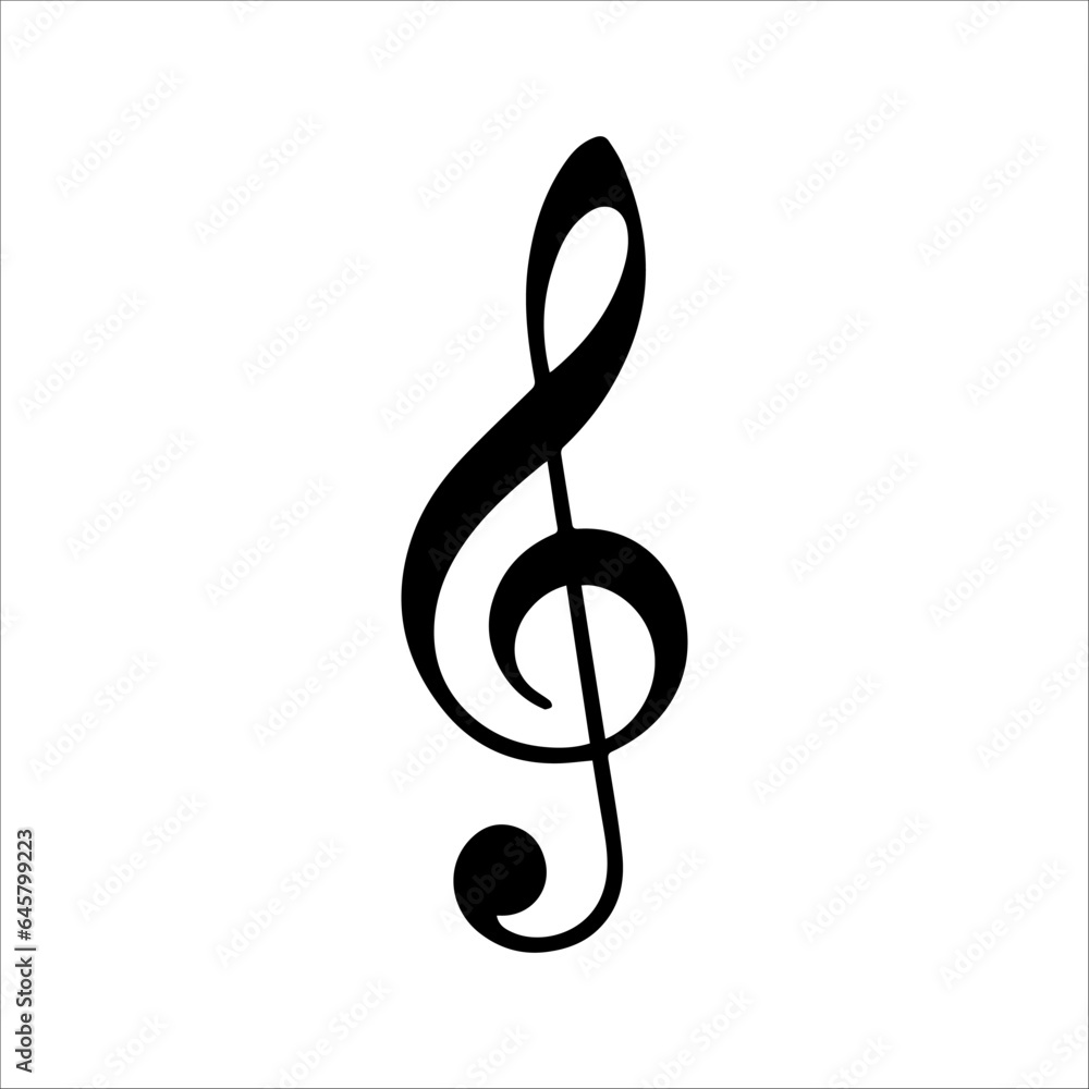 vector icon of music symbol, melody, song vector icon of music symbol, melody, song
