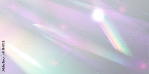 Abstract refraction glow effect on black background. Set of colorful vector lenses and light flares with transparent effects. Transparent refraction elements.	