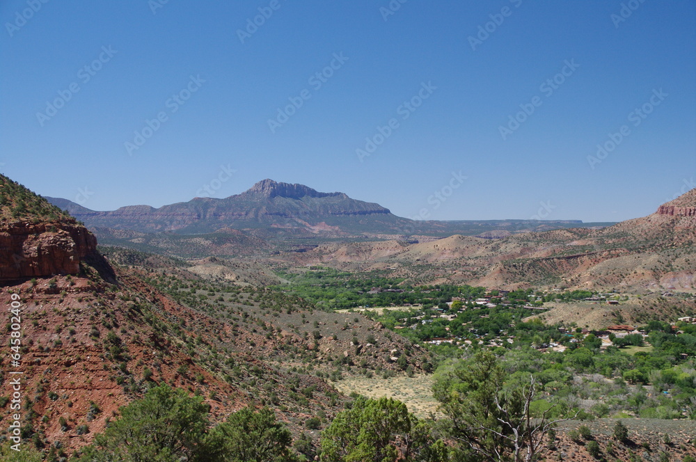 Fototapeta premium Zion National Park Watchman Trail Overlook