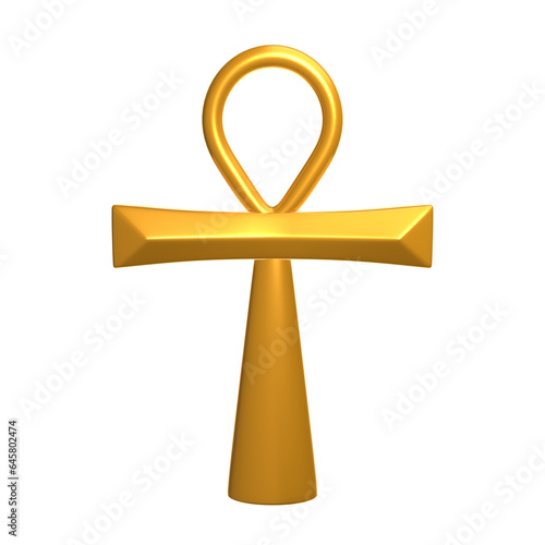 Φωτογραφία Egypt Ankh 3D Icon Pack set for banner and UX/UI design