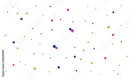 colorful dot vector, seamless polka colorful dot vector background