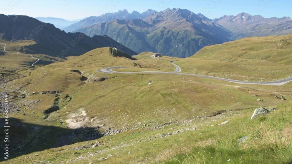 View from the top of the Grossglockner Pass View from the top of the Grossglockner Pass