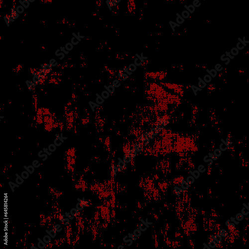 Black and red grunge background. Distress texture of spots, stains, ink, dots. Vintage damaged backdrop. Dirty artistic design element for print, template, wall mural and abstract background