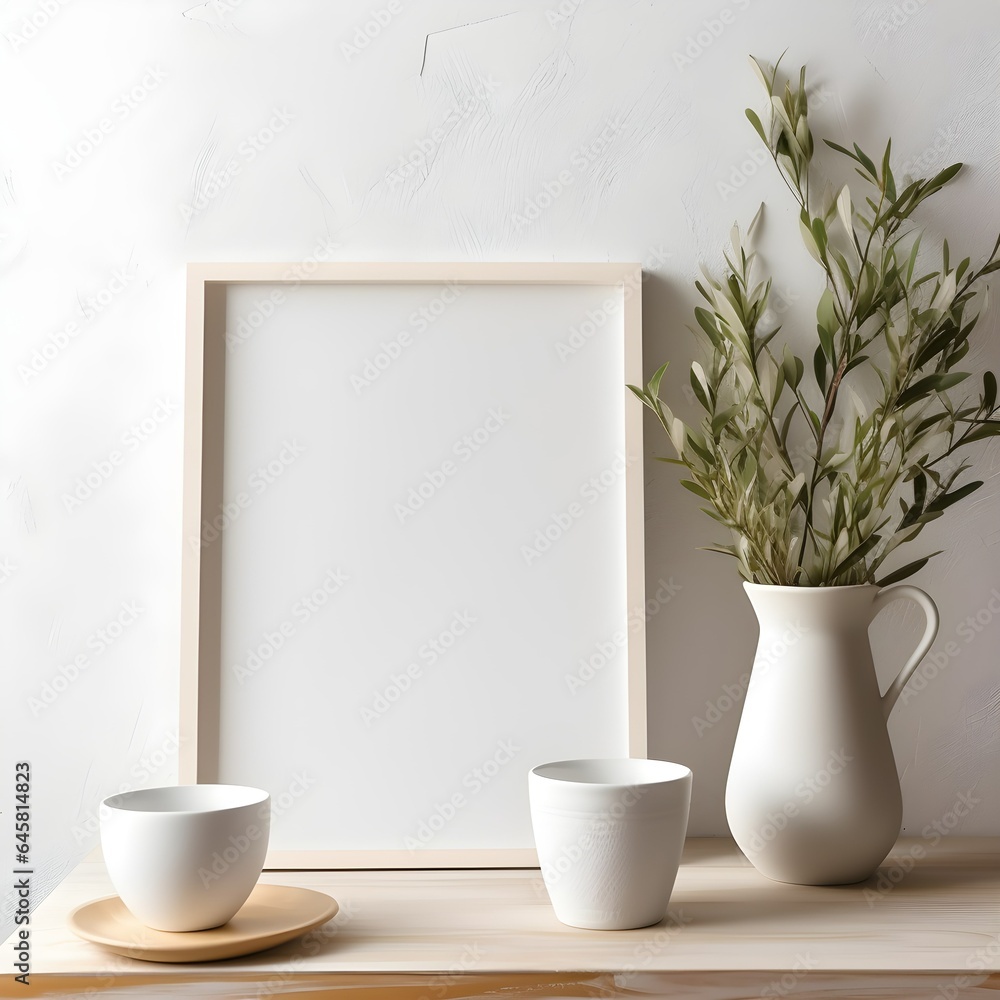 empty room with a frame mokcup empty room with a frame mokcup