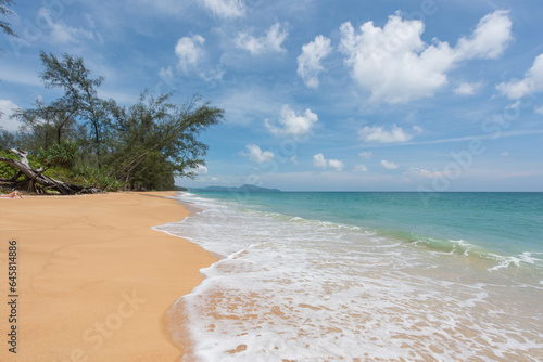 Deserted sandy beach. Phuket. Thailand