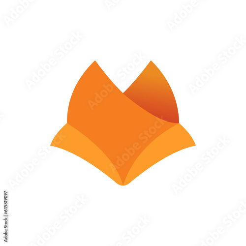 fox head logo vector