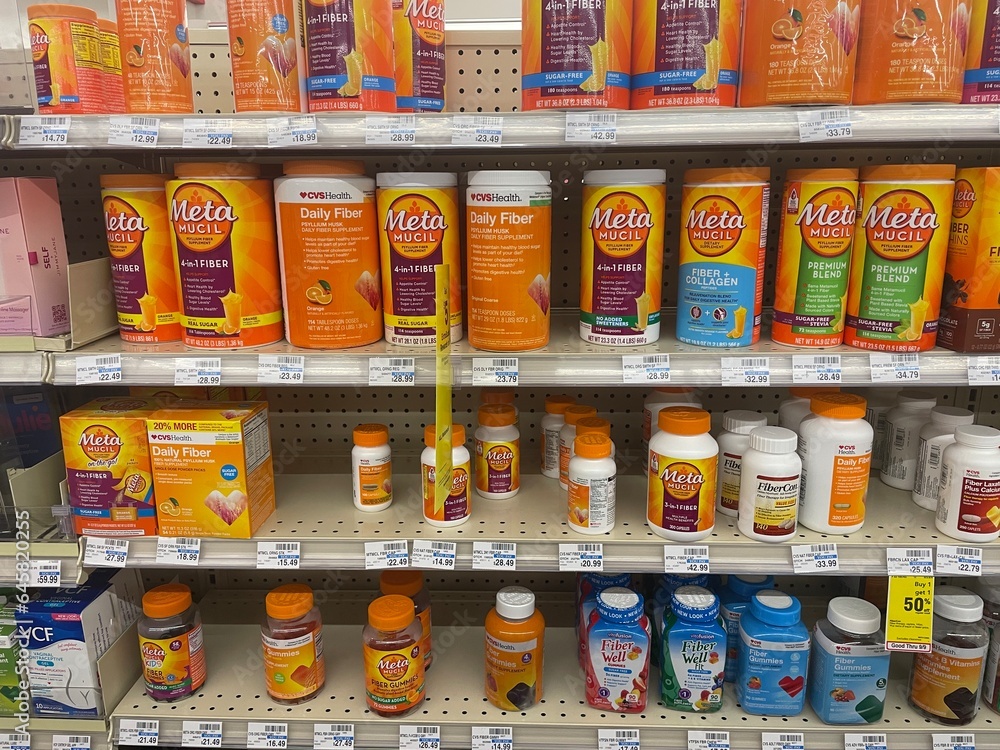 CVS Pharmacy and retail store interior Metamucil section and prices ...