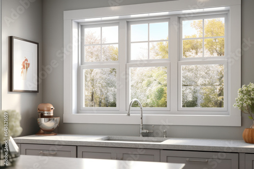 Double Hung Window  Kitchen Window Idea