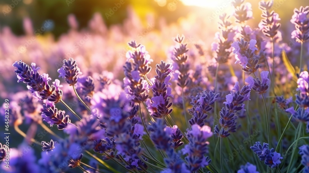 Lavender flowers in the sunlight .Soft focus. Nature background Lavender flowers in the sunlight .Soft focus. Nature background
