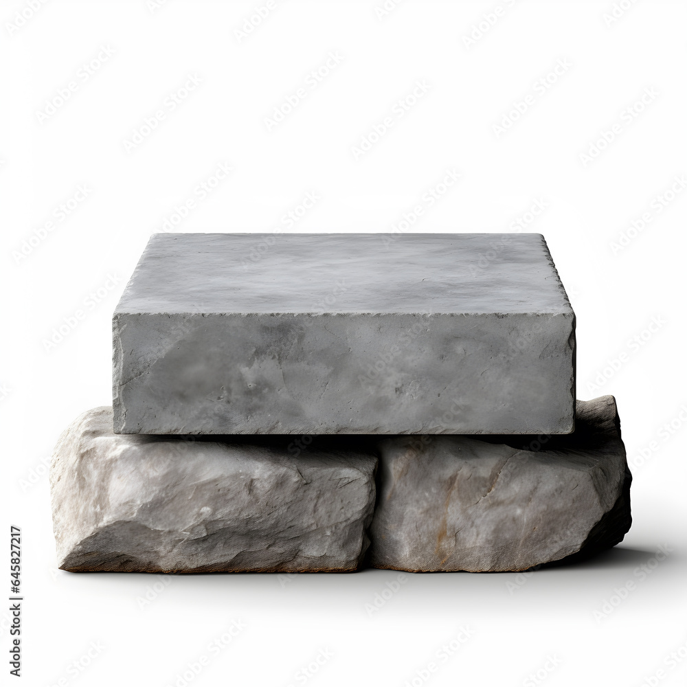 gray marble rock and stone isolated on white background. gray marble rock and stone isolated on white background.