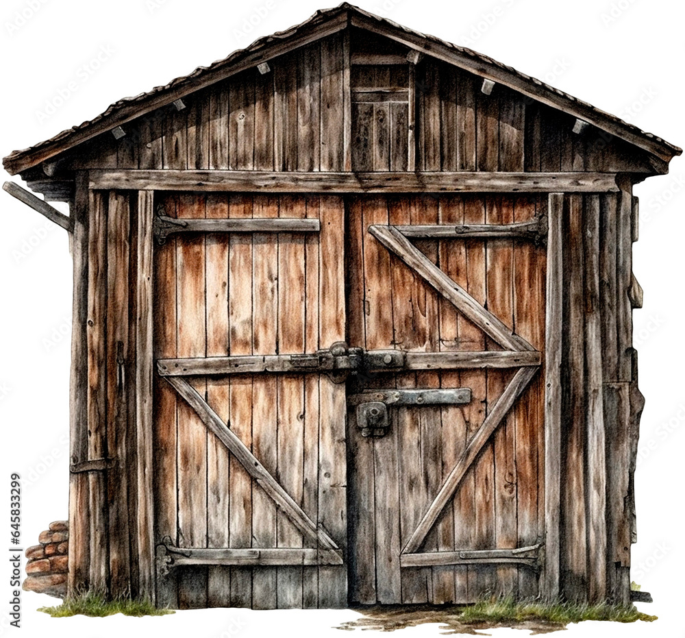 Naklejka premium Barn Doors