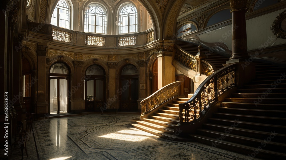 Fototapeta premium A photograph of building architecture 