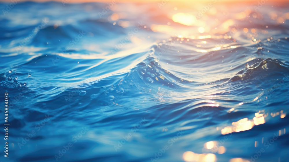 Photo &amp; Art Print Ocean waves bokeh Immerse yourself in the 