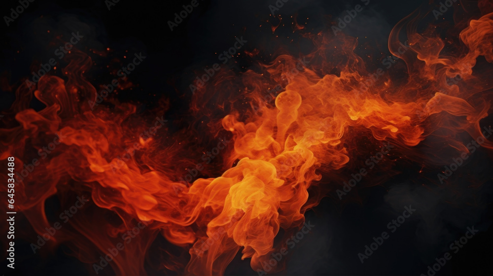 A cataclysmic eruption creates a swirling inferno of flames and smoke, intensifying by the second. A cataclysmic eruption creates a swirling inferno of flames and smoke, intensifying by the second.