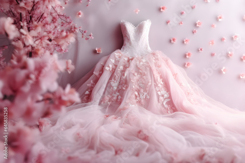 pink rose in a glass