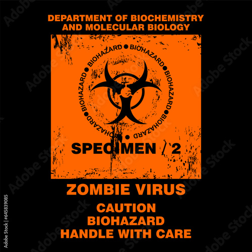 Caution, Zombie Virus, Handle with care
