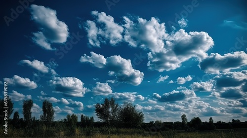 Beautiful natural blue sky