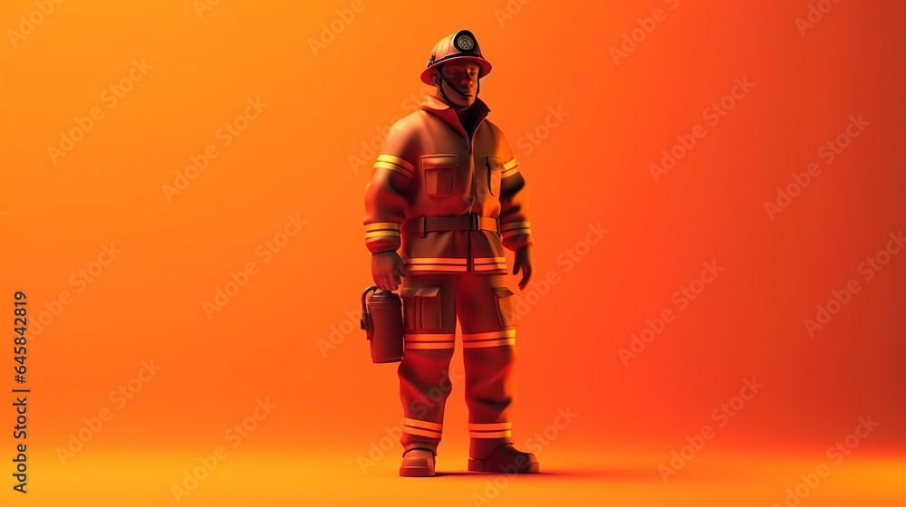 A 3d cartoon style model of a character A 3d cartoon style model of a character