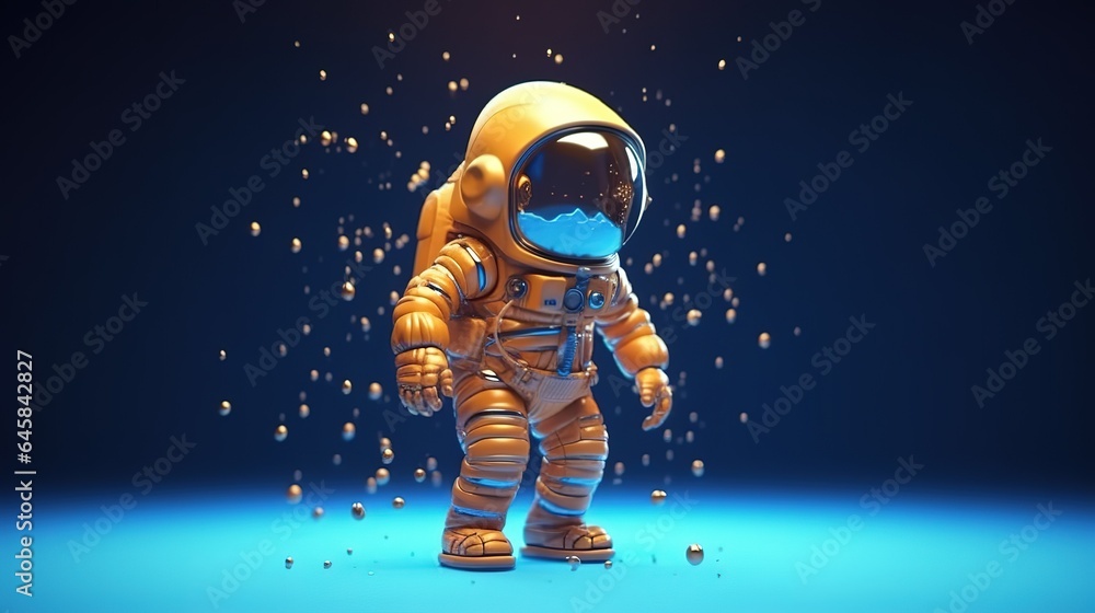 A 3d cartoon style model of a character A 3d cartoon style model of a character