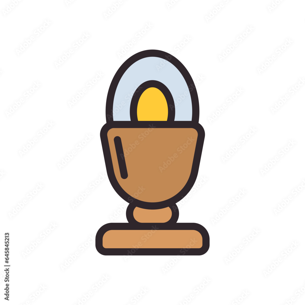 Obraz premium egg food icon element