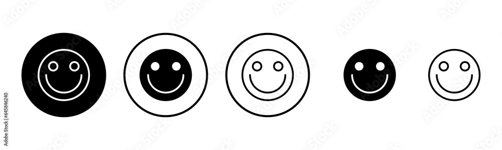 smile icon set illustration. smile emoticon icon. feedback sign and symbol smile icon set illustration. smile emoticon icon. feedback sign and symbol
