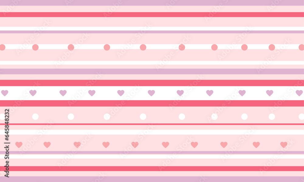 Vector hearts valentines and stripes background Vector hearts valentines and stripes background