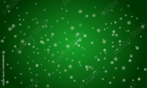 Vector realistic green bokeh background