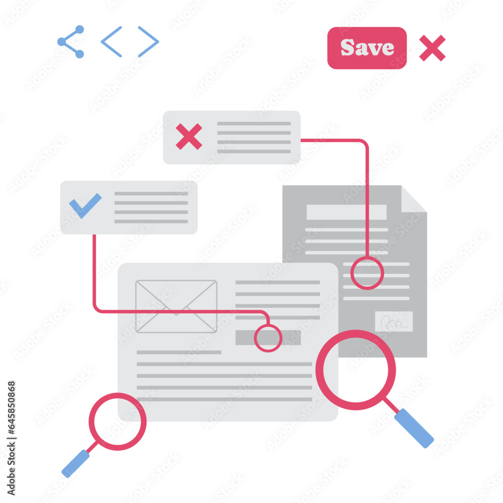Data analytic concept vector illustration. Modern flat vector illustration in solid colors with business theme. Data analytic concept vector illustration. Modern flat vector illustration in solid colors with business theme.