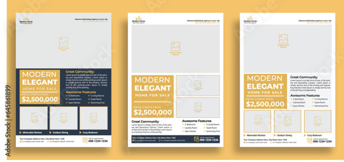  Real Estate Business Flyer Template, Property Sale Flyer Design, Real Estate Flyer Design bundle, property sale flyer