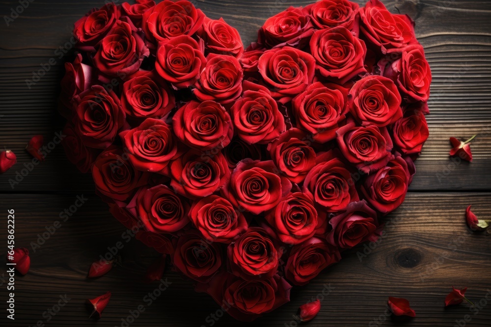 red rose heart red rose heart
