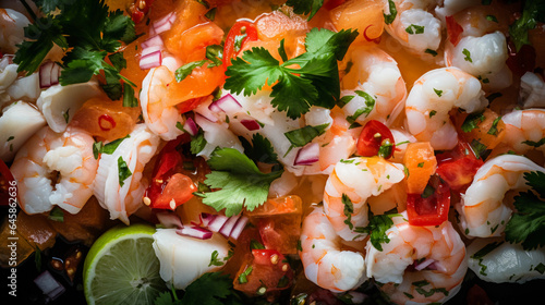 Ceviche, mexican food
