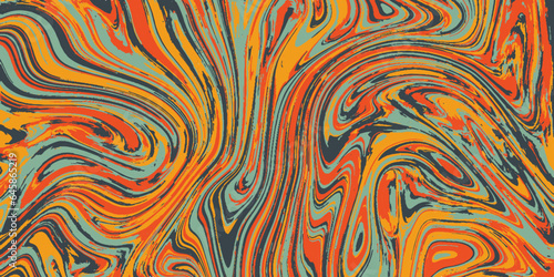 Abstract Art Patterns Camouflage Texture Camo Wallpaper Background in Colorful Orange