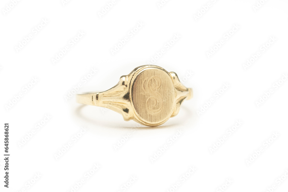 Gold Signing Ring