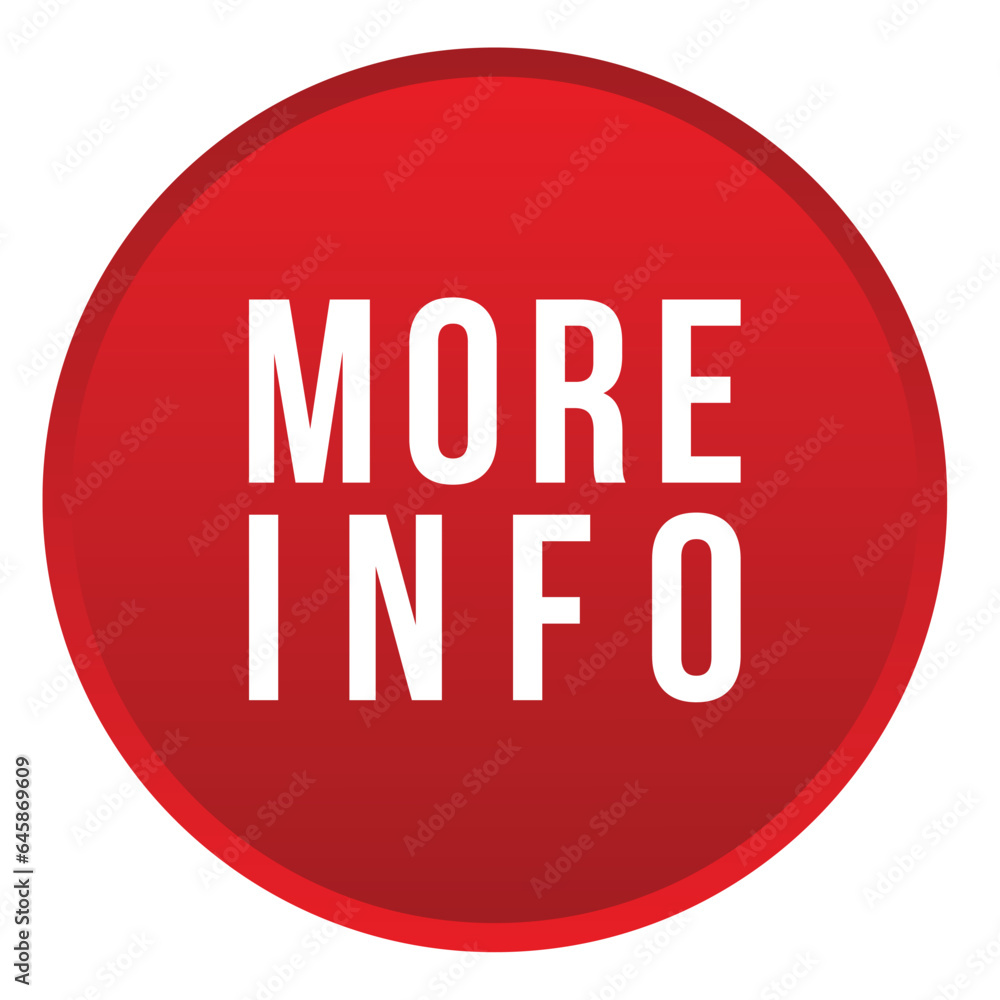 more info banner design. more info icon. Flat style vector illustration. more info banner design. more info icon. Flat style vector illustration.