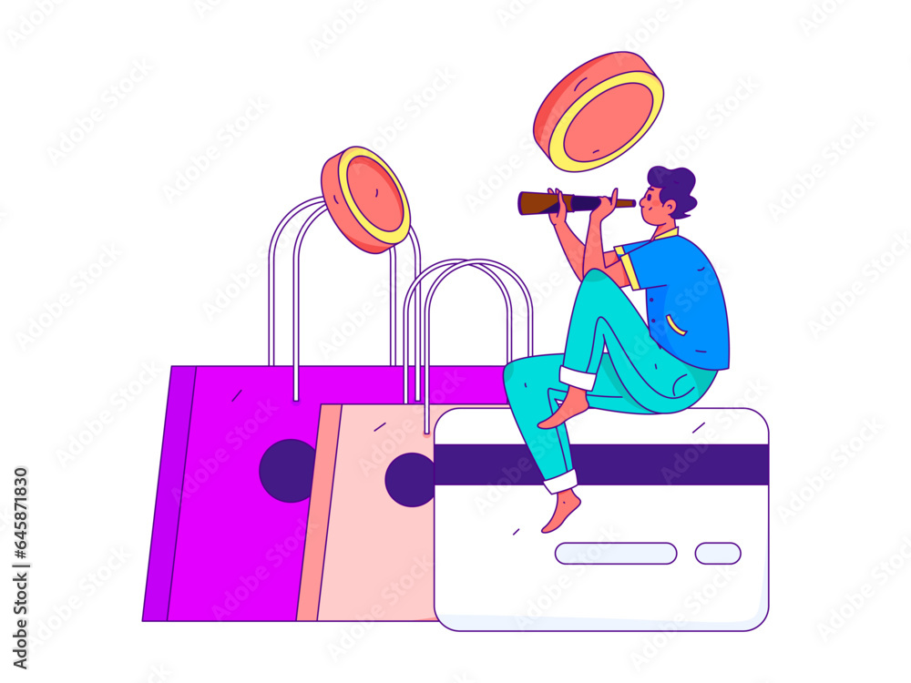 Internet financial management investment flat vector concept operation hand drawn illustration
Internet financial management investment flat vector concept operation hand drawn illustration