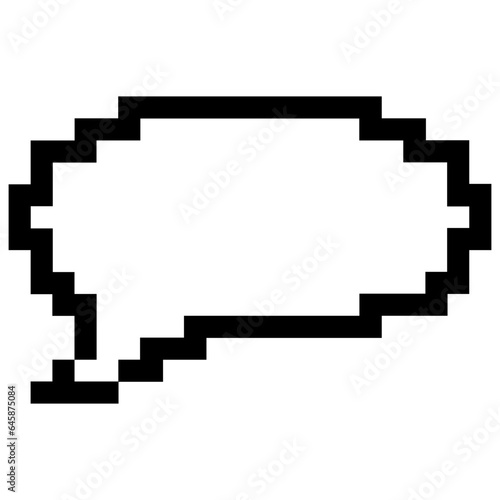 pixel bubble speech 