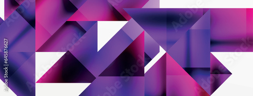 Captivating vector abstraction. Triangles interlock in mesmerizing dance, crafting dynamic geometric backdrop. Fusion of shapes and angles creates artful symphony of modern design