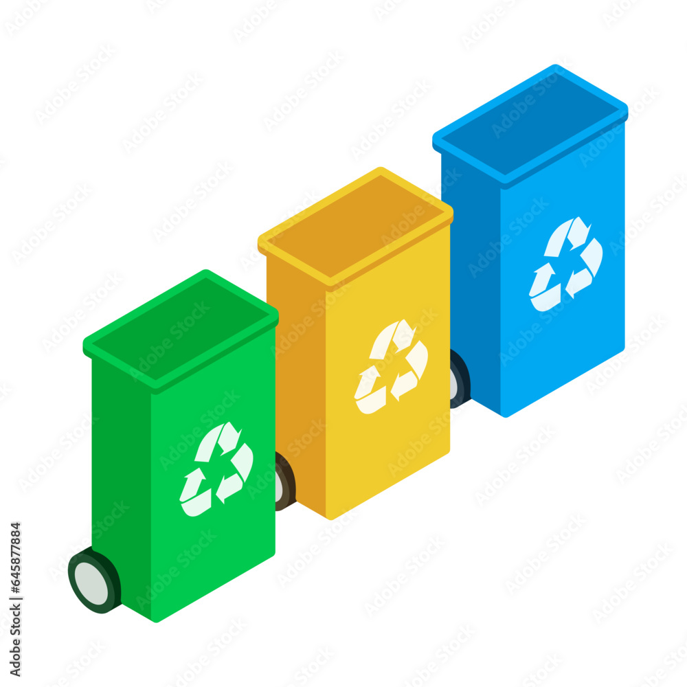 Green thecnology element isometric icon. Green thecnology element isometric icon.