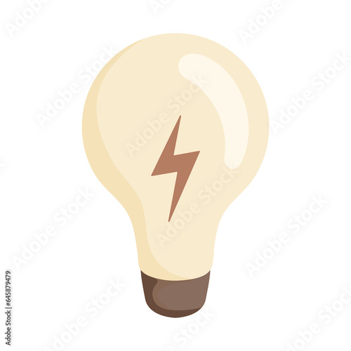 Green technology element isometric icon.