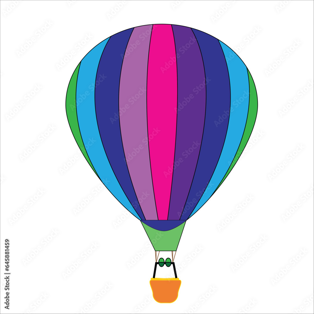 Fototapeta premium parachute. vector illustration. on white background
