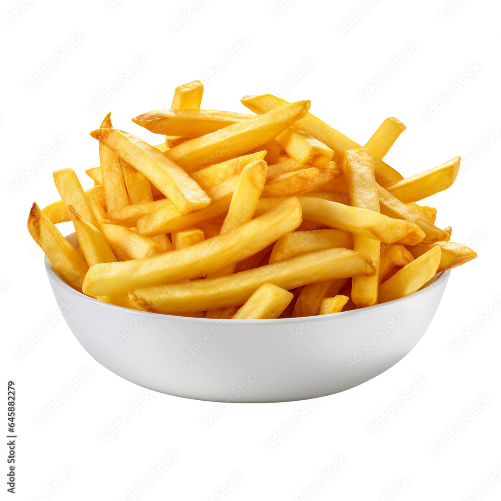 French fries, transparent background, isolated image, generative AI
French fries, transparent background, isolated image, generative AI