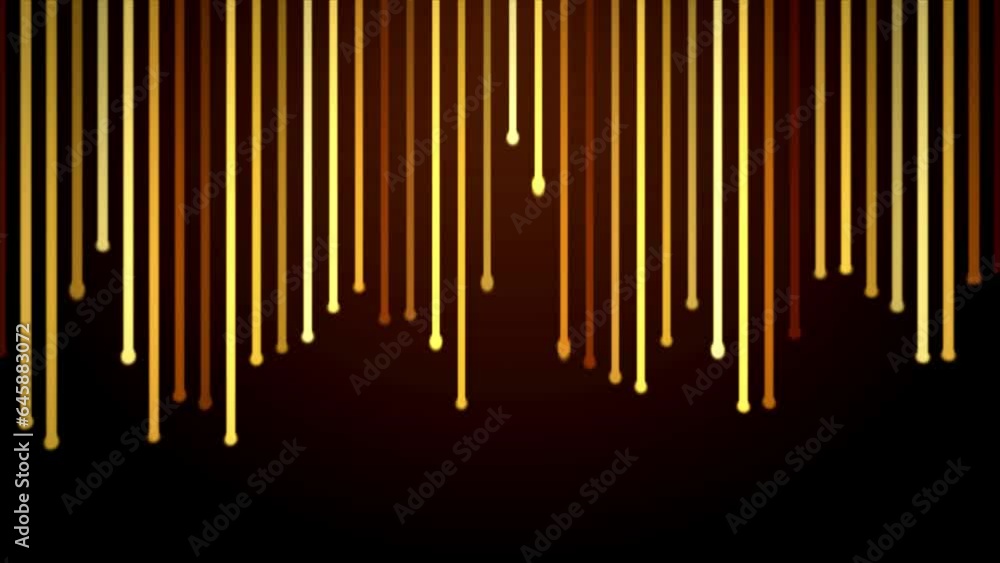 Abstract Golden Brown Colorful Particle straight Lines Dripping Of Rain Drops Pattern On Dark Brown Background And Black Background Separated Abstract Golden Brown Colorful Particle straight Lines Dripping Of Rain Drops Pattern On Dark Brown Background And Black Background Separated