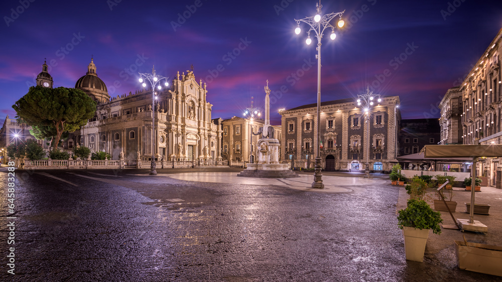 Catania, Sicily, Italy from Piazza Del Duomo