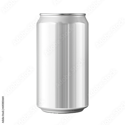 330 ml aluminum beverage drink soda can isolated on white background