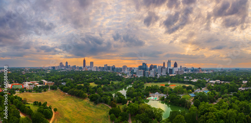 Atlanta, Georgia, USA overlooking Piedmont Park photo