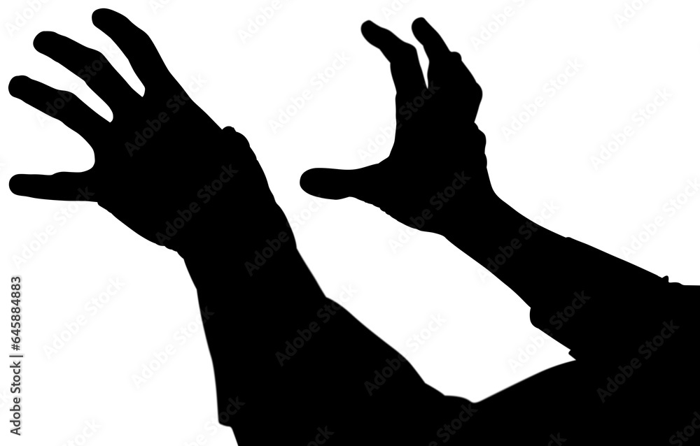 Digital png illustration of silhouette of hands touching on transparent background Digital png illustration of silhouette of hands touching on transparent background