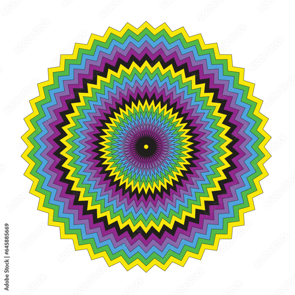Concentric circle elements. Element for graphic web design, Template for print, textile, wrapping, decoration, Abstract art seamless pattern with colorful circles vector illustration Concentric circle elements. Element for graphic web design, Template for print, textile, wrapping, decoration, Abstract art seamless pattern with colorful circles vector illustration