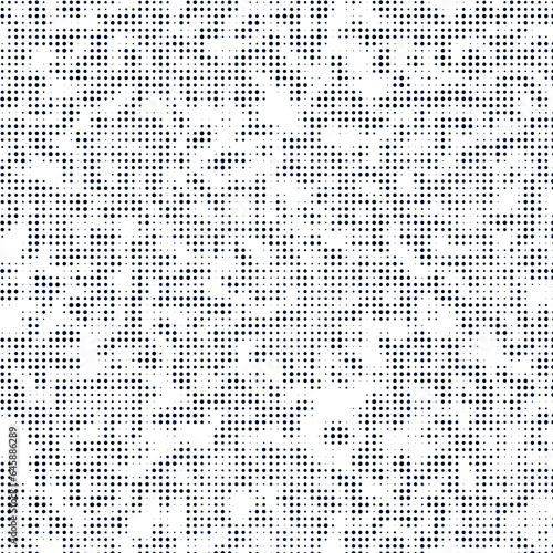 Abstract grunge grid polka ...