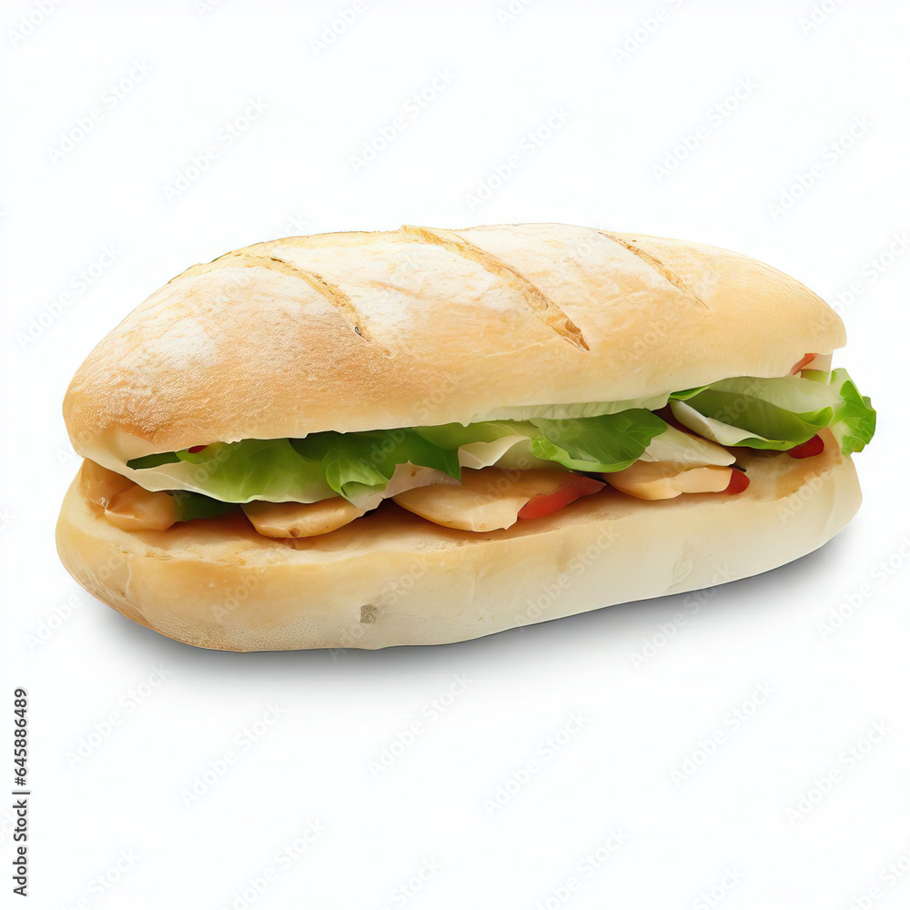 sandwich PNG in an isolated white background, Ciabatta sandwich isolated on a transparent or white background, PNG Generative AI sandwich PNG in an isolated white background, Ciabatta sandwich isolated on a transparent or white background, PNG Generative AI