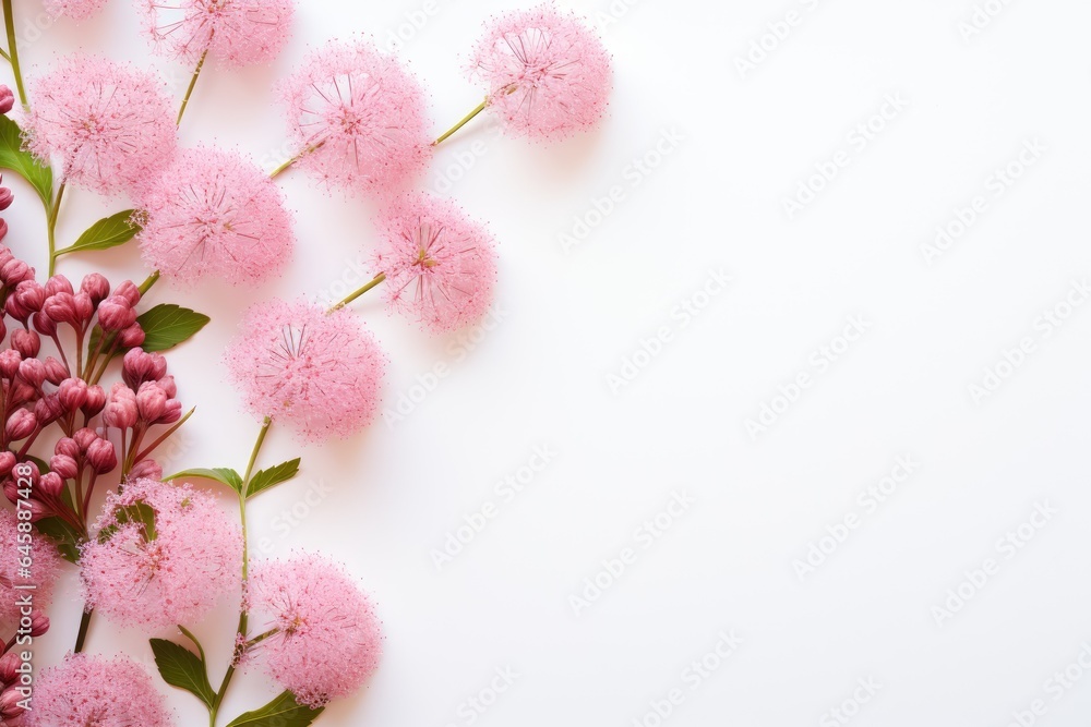 pink flowers on a white background pink flowers on a white background